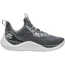 アンダーアーマー メンズ フィットネス スポーツ Under Armour Curry 10 Basketball Shoes Pitch Gray/White