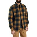 カーハート シャツ メンズ カーハート メンズ シャツ トップス Carhartt Men's Flannel Sherpa Lined Shirt Jacket Carhartt Brown