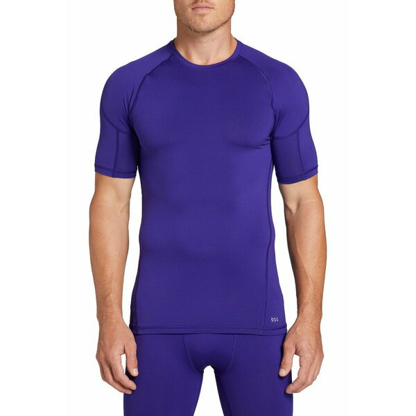 DSG Y Vc gbvX DSG Men's Compression Crewneck Short Sleeve T-Shirt Team Purple