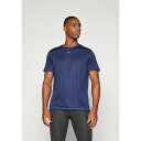 リーボック メンズ バスケットボール スポーツ TRAIN TECH TEE - Basic T-shirt - vector navy