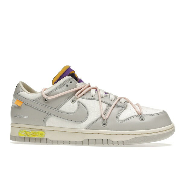 Nike ナイキ メンズ スニーカー 【Nike Dunk Low Off-White Lot 24】 サイズ US_12.5(30.5cm) Sail/Neutral Grey-Washed Coral