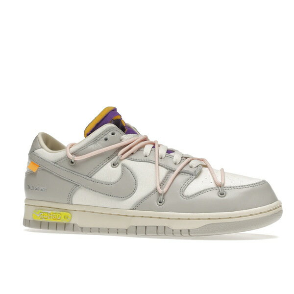 Nike ナイキ メンズ スニーカー 【Nike Dunk Low Off-White Lot 24】 サイズ US_12.5(30.5cm) Sail/Neutral Grey-Washed Coral