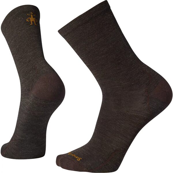 X}[gE[ Y C A_[EFA Smartwool Everyday Anchor Line Zero Cushion Crew Socks Chestnut