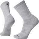 X}[gE[ Y C A_[EFA Smartwool Everyday Anchor Line Zero Cushion Crew Socks Light Gray