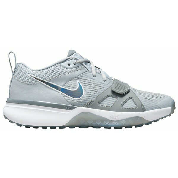 ナイキ メンズ 野球 スポーツ Nike Men's Air Zoom Diamond Elite Turf Baseball Shoes Grey/White