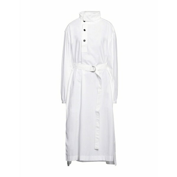 【送料無料】 ジルサンダー レディース ワンピース トップス Midi dresses White