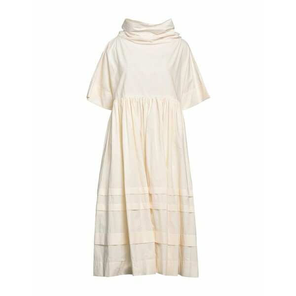 ̵ ȥ꡼ݥȥե ǥ ԡ ȥåץ Midi dresses Ivory