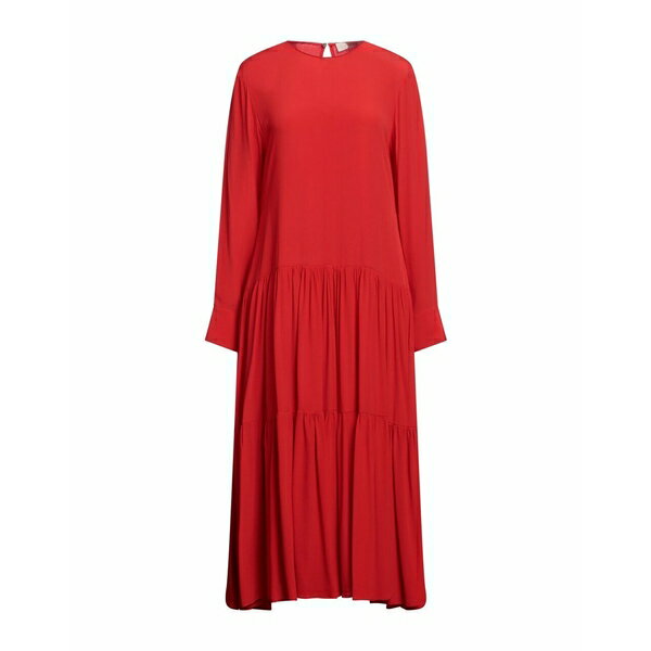 【送料無料】 ユッカ レディース ワンピース トップス Midi dresses Red