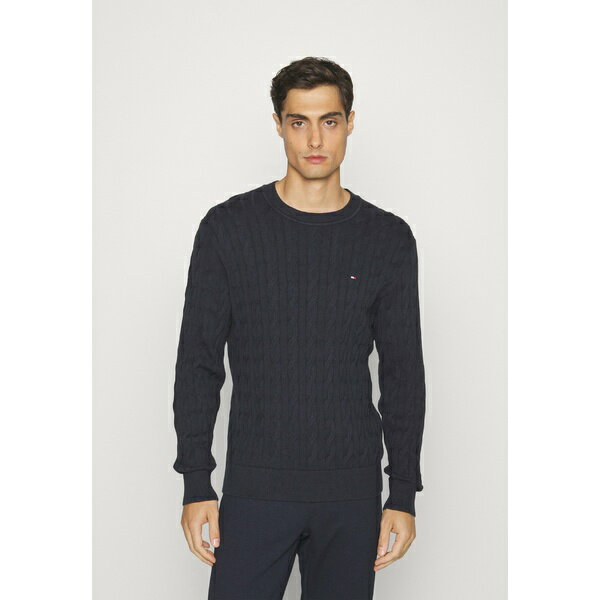 トミー ヒルフィガー メンズ ニット&セーター アウター CLASSIC CREW NECK - Jumper - desert sky