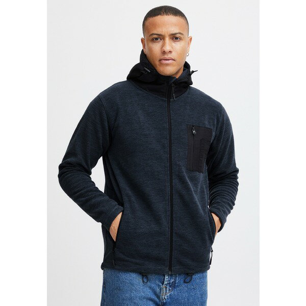 インディコーデ ジーンズ メンズ ジャケット&ブルゾン アウター IDWILMOT - Fleece jacket - navy mix