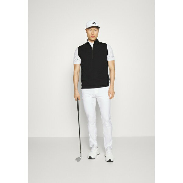 アディダス メンズ ジャケット＆ブルゾン アウター AUTHENTIC 1 4-ZIP - Waistcoat - black