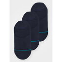スタンス レディース 靴下 アンダーウェア ICON NO SHOW UNISEX 3 PACK - Trainer socks - darknavy