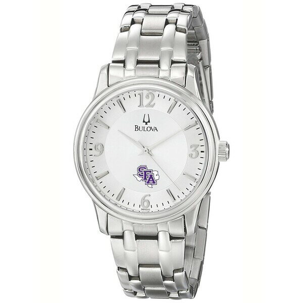 ブロバ メンズ 腕時計 アクセサリー Stephen F Austin Lumberjacks Bulova Silver