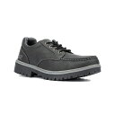 エックスレイ メンズ スリッポン・ローファー シューズ Men's Delbert Lace-Up Loafers Black
