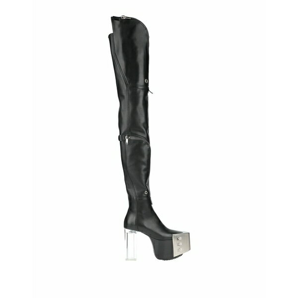 リックオウエンス RICK OWENS レディース ブーツ＆レインブーツ シューズ Knee boots Black