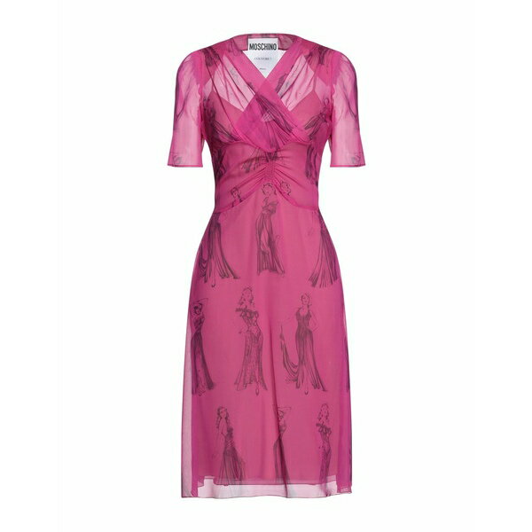 ̵ ⥹ ǥ ԡ ȥåץ Midi dresses Fuchsia