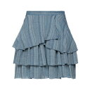 【送料無料】 トラサルディ レディース スカート ボトムス Mini skirts Slate blue