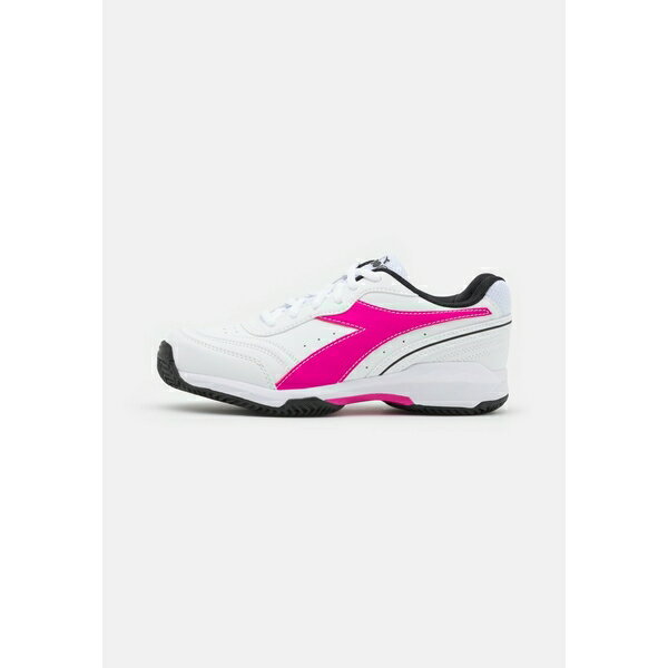 ディアドラ レディース テニス スポーツ S. CHALLENGE 4 CLAY - Clay court tennis shoes - white/black/rhodamine red