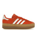 adidas アディダス レディース スニーカー 【adidas Gazelle Bold Collegiate Orange Gum (Women's)】 サ...