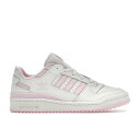 adidas アディダス レディース スニーカー 【adidas Forum Low CL Cloud White Clear Pink (Women's)】 ...