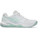 ASICS アシックス レディース スニーカー 【ASICS Gel-Dedicate 8 Clay White Pale Blue (Women's)】 サイズ US_8(25.0cm) White/Pale Blue(4)