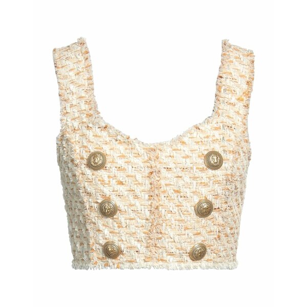 【送料無料】 バルマン レディース カットソー トップス Tops Beige