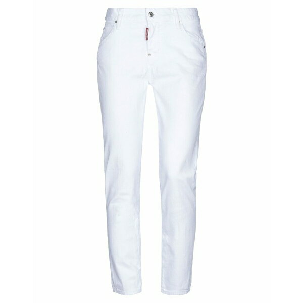 【送料無料】 ディースクエアード レディース デニムパンツ ボトムス Denim pants White