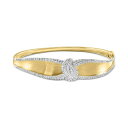 エフィー コレクション レディース ブレスレット・バングル・アンクレット アクセサリー EFFY Diamond Swirl Bangle Bracelet (...