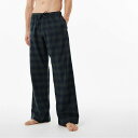 yz WbN EBX Y JWApc {gX Check Brushed Flannel Pants Green Check