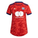 【送料無料】 アディダス レディース カットソー トップス Olympique Lyonnais Away Jersey 2022 2023 Ladies vivid red