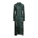 【送料無料】 ピンコ レディース ワンピース トップス Midi dresses Green