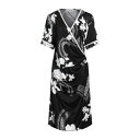【送料無料】 レオナール パリ レディース ワンピース トップス Midi dresses Black