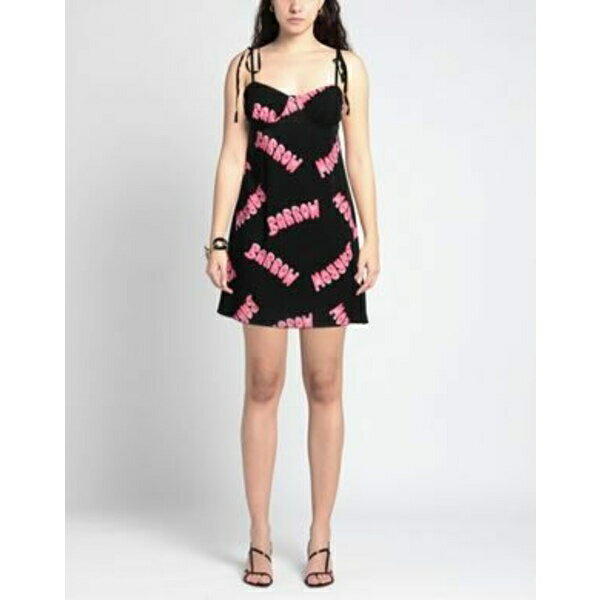【送料無料】 バロウ レディース ワンピース トップス Mini dresses Black