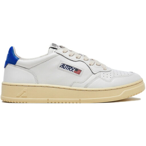 Autry オートリー メンズ スニーカー 【Autry Medalist Leather Low White Azure】 サイズ EU_42(27.0cm) White/Azure/Cream Autry オートリー メンズ スニーカー 【Autry Medalist Leather Low White Azure】 サイズ EU_42(27.0cm) White/Azure/Cream