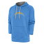 アンティグア メンズ パーカー・スウェットシャツ アウター Los Angeles Chargers Antigua Victory Chenille Pullover Hoodie Powder Blue