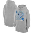 カールバンクス レディース パーカー スウェットシャツ アウター Dallas Mavericks GIII 4Her by Carl Banks Women 039 s Basketball Love Fleece Pullover Hoodie Heather Gray