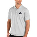 【送料無料】 アンティグア メンズ ポロシャツ トップス BYU Cougars Antigua Balance Polo White