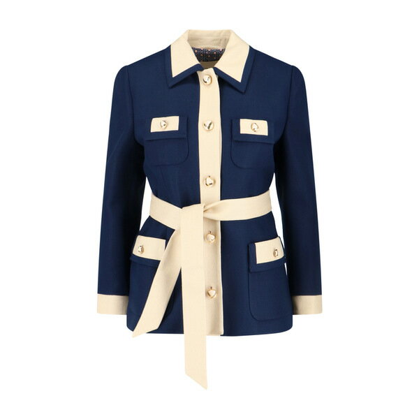 ƥ ǥ 㥱åȡ֥륾  Two-tone Jacket 'vlogo' Blue