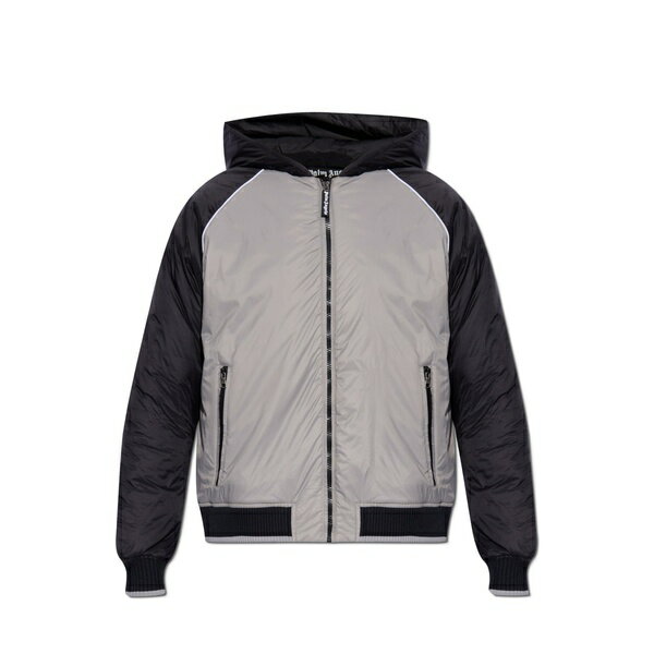 パーム・エンジェルス メンズ ジャケット＆ブルゾン アウター Palm Angels Hooded Jacket Grigio