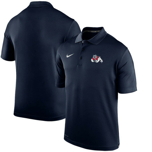 ナイキ メンズ ポロシャツ トップス Fresno State Bulldogs Nike Varsity Performance Polo Navy