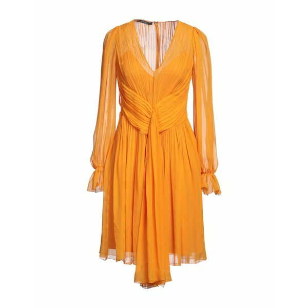̵ ٥륿 եåƥ ǥ ԡ ȥåץ Midi dresses Orange