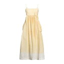 【送料無料】 ストーリーエムエフジー レディース ワンピース トップス Maxi dresses Light yellow