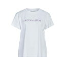 【送料無料】 トラサルディ レディース Tシャツ トップス T-shirts White