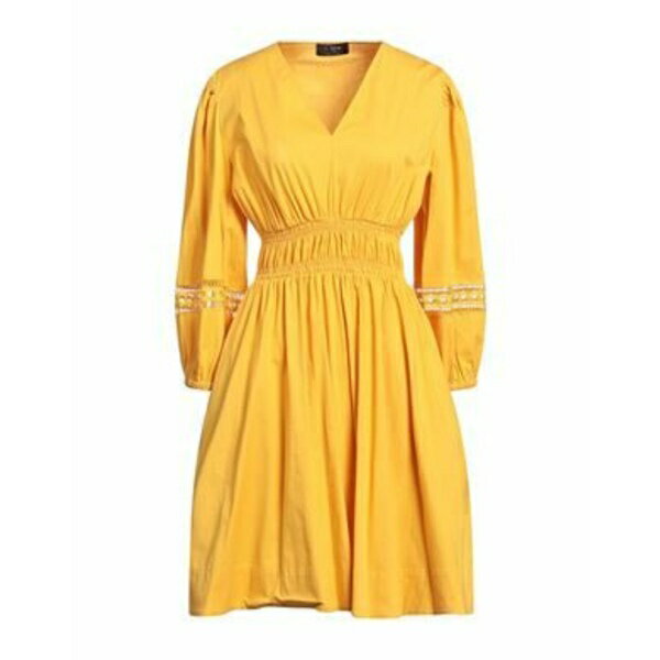 【送料無料】 クリップス レディース ワンピース トップス Midi dresses Yellow