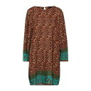【送料無料】 アンゲラメレミラノ レディース ワンピース トップス Mini dresses Beige