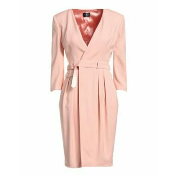【送料無料】 エリザベスフランキ レディース ワンピース トップス Midi dresses Pink
