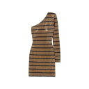 【送料無料】 バルマン レディース ワンピース トップス Mini dresses Gold