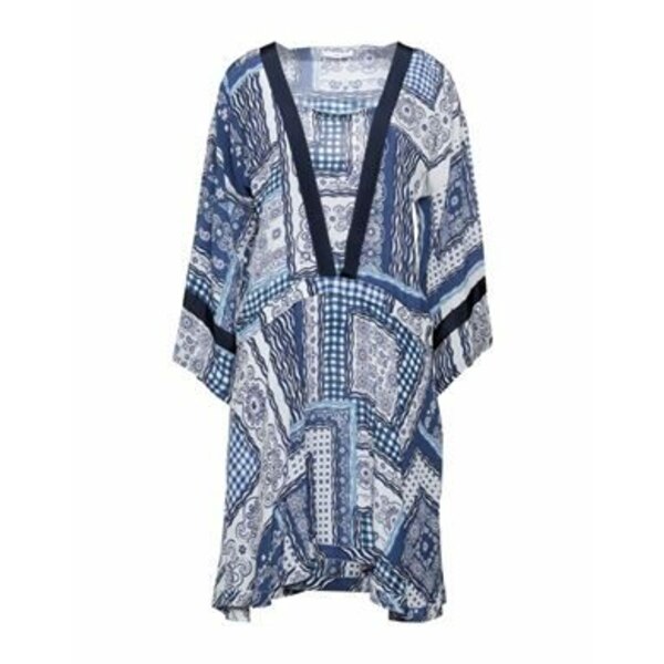 【送料無料】 ハイ レディース ワンピース トップス Mini dresses Blue