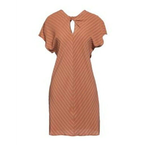 【送料無料】 カティア ジャンニーニ レディース ワンピース トップス Mini dresses Brown 【送料無料】 カティア ジャンニーニ レディース ワンピース トップス Mini dresses Brown
