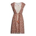 【送料無料】 エルエフディーエル レディース ワンピース トップス Mini dresses Brown